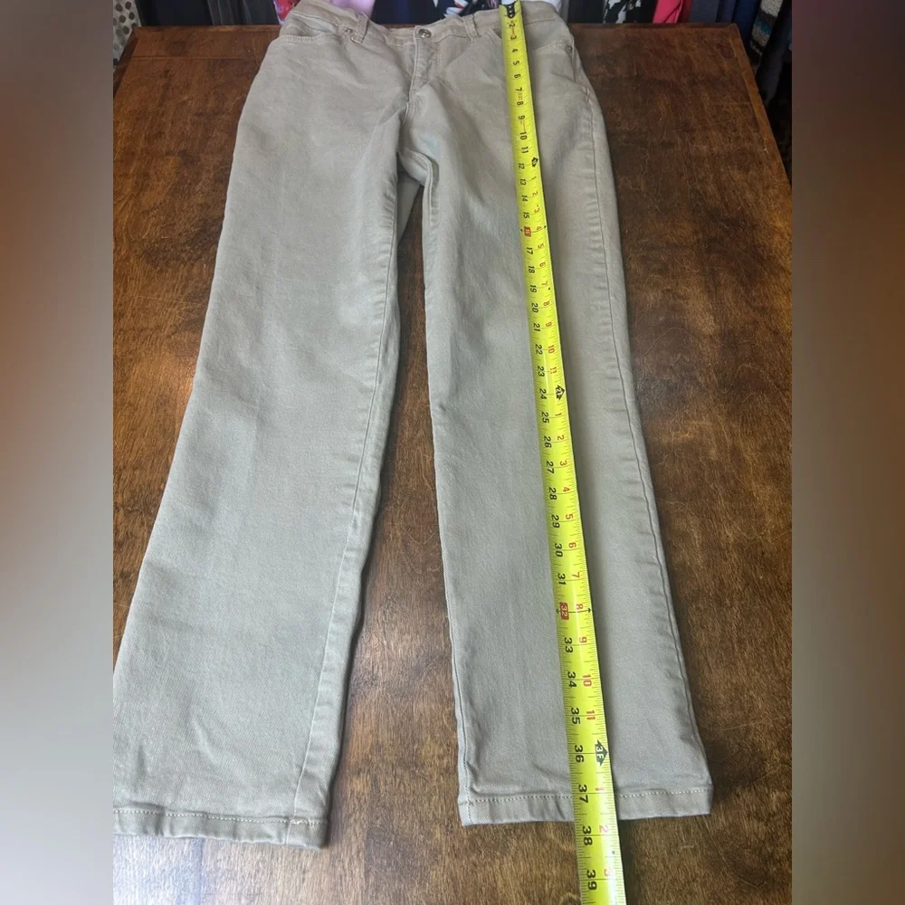 High Rise Amanda Jeans - Tan Pants